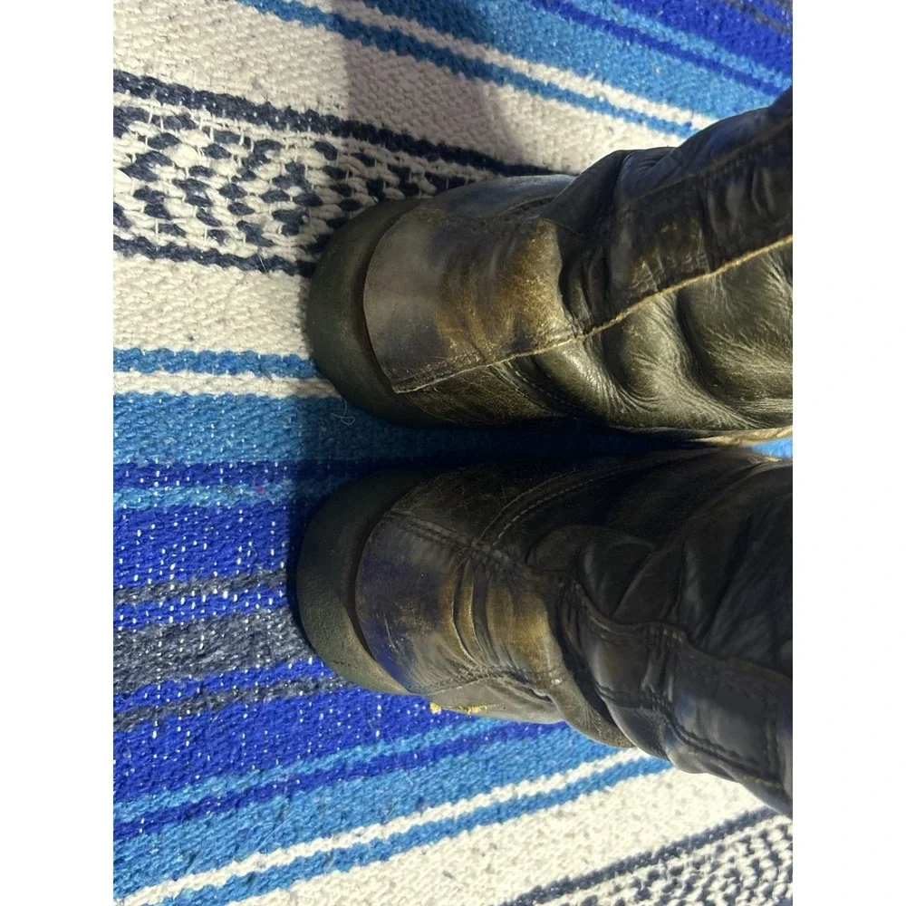 Leather Boots TED WILLIAMS SEARS Men's Size 8.5 Hunting Combat Lace Vintage 1950